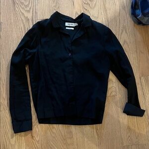 Calvin Klein Classic Black Collared Shirt